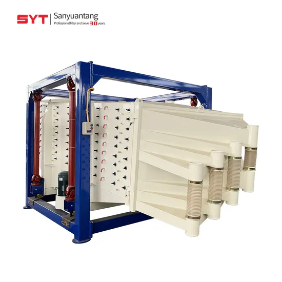 Square Tumbler Vibrating Screen/Gyratory Swing Sieving Machine for Silica/Quartz Sand /Plastic Granules Separating